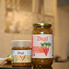 Carrot Pickle in Olive Oil & Mustard Oil