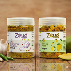 Garlic Chutney & Mango Pickle (Pack of 2) 1 Kilogram