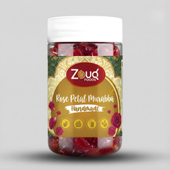 ZouqFoods Rose Petal Murabba 1000g – Premium Handmade Gulkand Style Murabba | Cooling, Digestive & Heart Soothing Delight