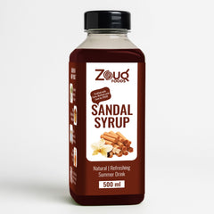 Zouq Foods Sandal Syrup – Natural Sandalwood Refreshing Syrup (500 ml)