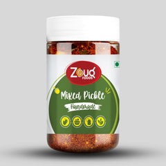 Zouq Mixed Pickle in Mustard Oil – 800g Jar | Traditional Desi Achar with Authentic Taste