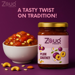 Zouq Special Chutney Combo ( Mint Chutney+Green Chutney+Tamarind Chutney+Plum Chutney) (Pack of 4)