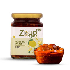 Zouq Lime Pickle in Olive Oil 390 Grams