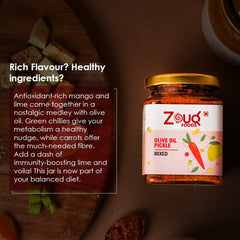 Garlic Pickle, Mango Pickle & Mixed Pickle (Pack of 3)