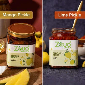 Chatpata Mix Combo (Mango Pickle + Lime Pickle) (Pack of 2)