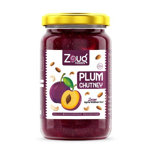 Zouq Plum Chutney Family Pack – 1600g Jar