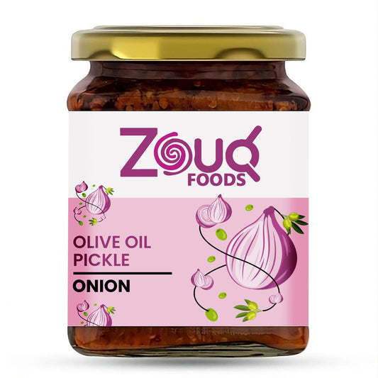 Zouq Onion Pickle in Olive Oil 390 Grams