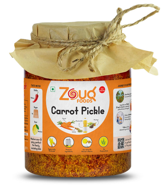 Zouq Carrot Pickle in Musturd Oil 1200 Grams
