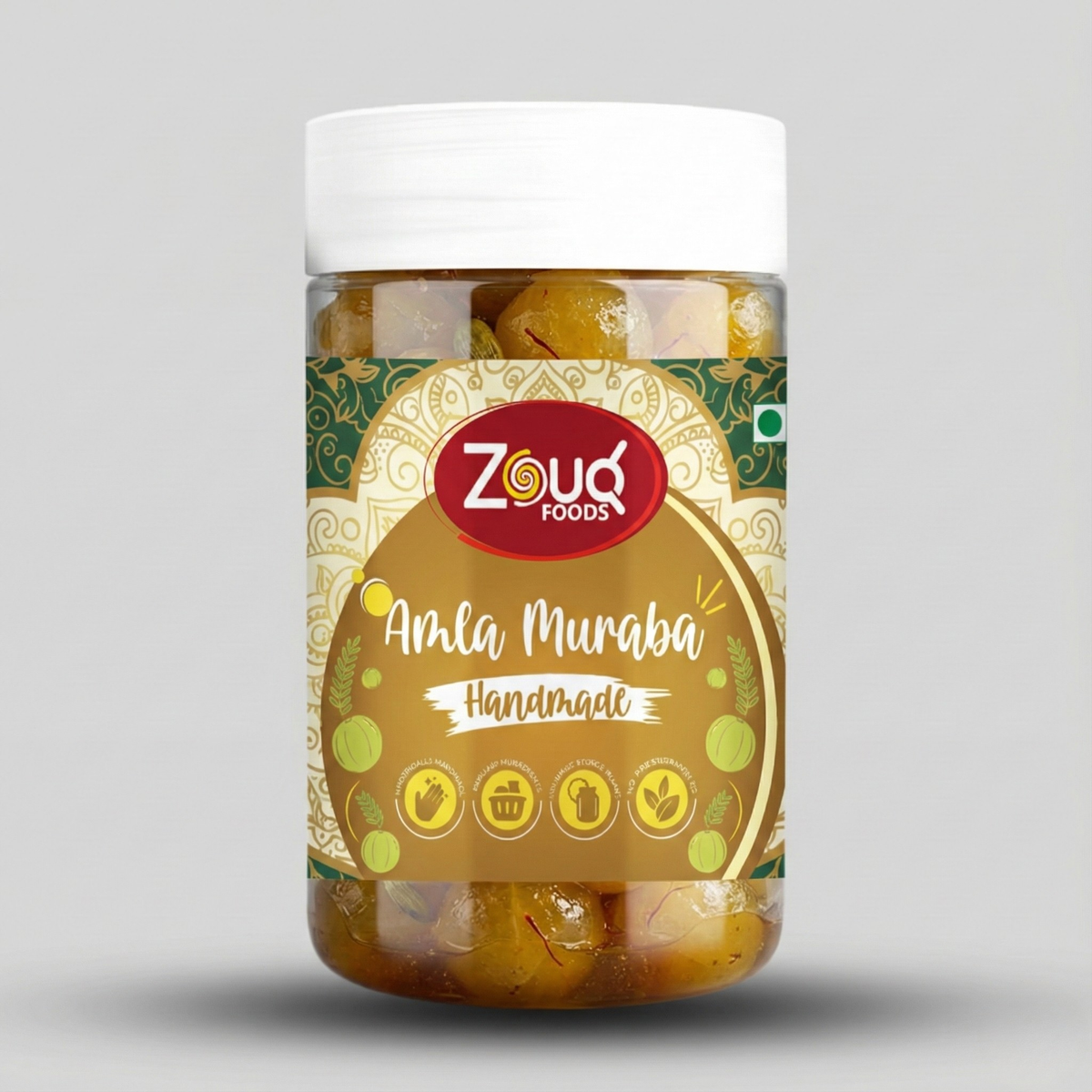 ZouqFoods Amla Murabba 1000g – Premium Handmade Amla Preserves | Boost Immunity & Digestion Naturally
