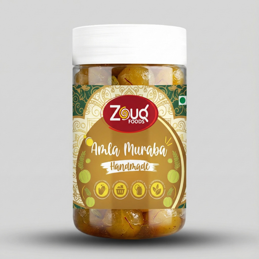 ZouqFoods Amla Murabba 1000g – Premium Handmade Amla Preserves | Boost Immunity & Digestion Naturally