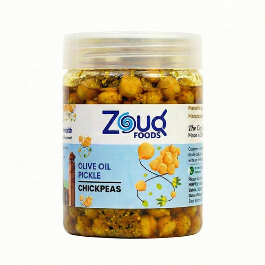 Zouq Chickpeas Pickle in Olive Oil 500G