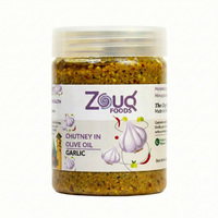 Zouq Garlic Chutney in Olive Oil 550 Grams - A Flavorful Blend for Every Dish