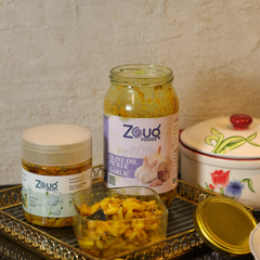 Garlic Pickle (Desi Lahsan Achar)