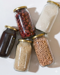 1000 ML Empty Big Pantry - Pack Of 04 to 16 (Glass Jars)