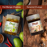 Pack of 2 Hot Mango Chutney +Tamarind Chutney - Combo - 1100 Kilogram