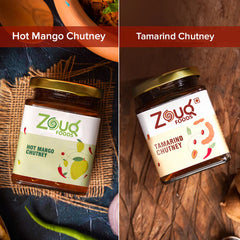 (Hot Mango Chutney +Tamarind Chutney)  Combo (Pack of 2)