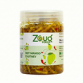 Zouq Hot Mango Chutney 550 Grams - A Spicy Delight Crafted in Olive Oil