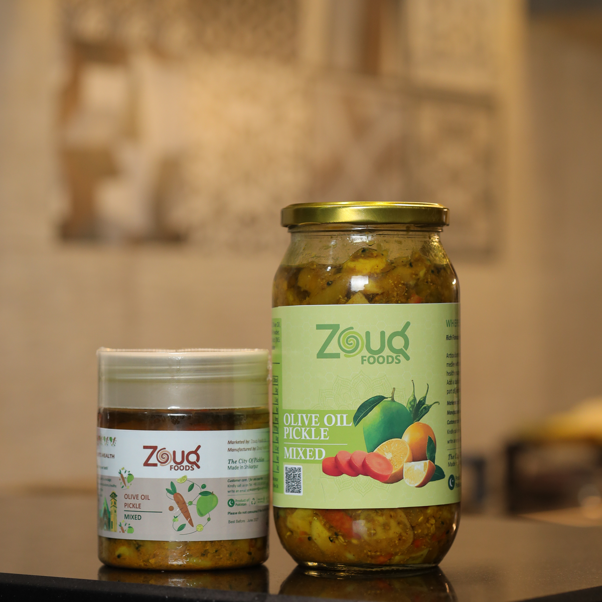 Mixed Pickle in Olive Oil | 500-G