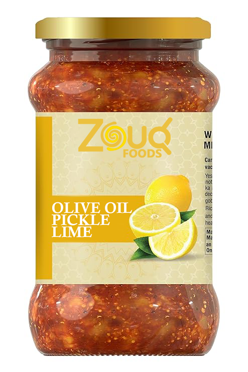Zouq Lime Pickle in Olive Oil 1.2 Kilograms