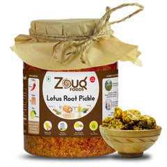 Zouq Lotus Root (Beh) Pickle in Mustard Oil 1 Kilogram