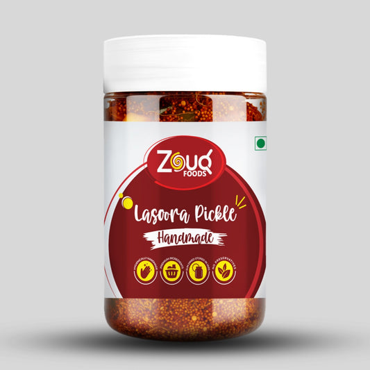 ZouqFoods Lasoora Pickle in Mustard Oil – 800g Pack | Tangy & Spicy Achar with Desi Goodness