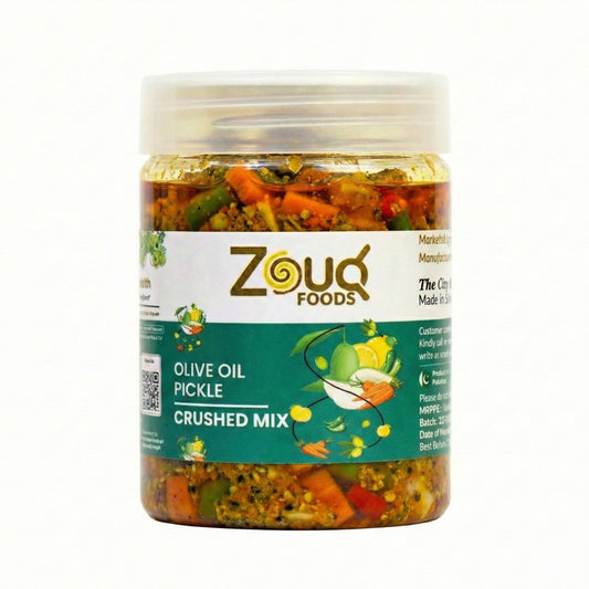 Zouq Mixed Crushed Pickle in Olive Oil – 500G