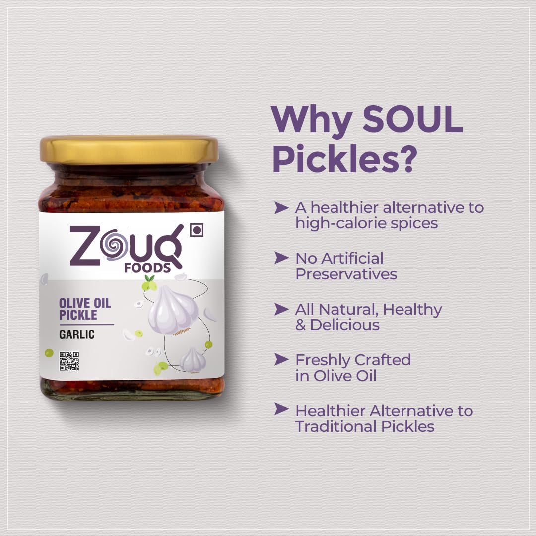 Dadi's Special (Mango Pickle + Garlic Pickle) (Pack of 2)