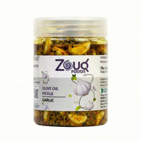 Premium Garlic Pickle in Olive Oil | 500-G