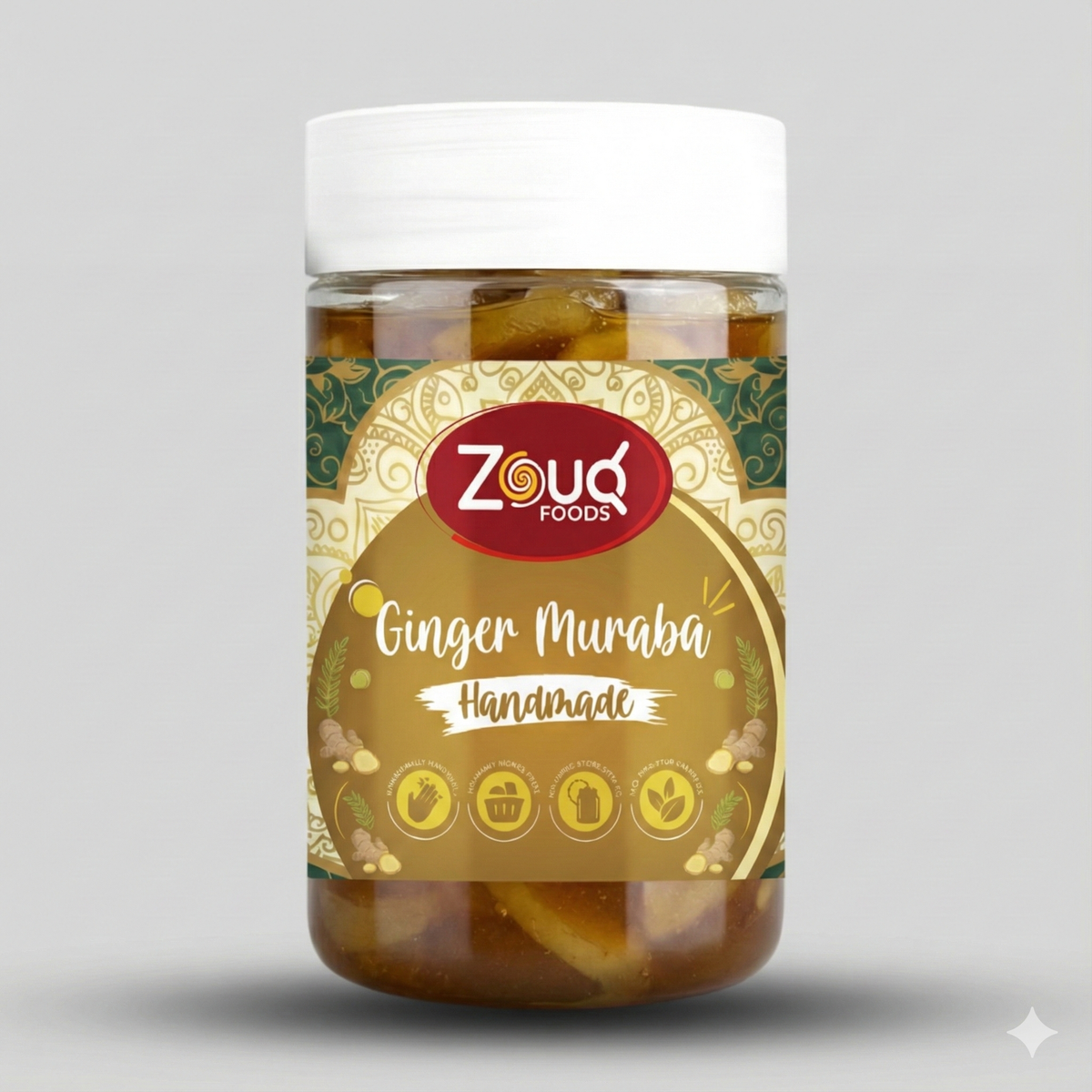 ZouqFoods Ginger Murabba – Handmade Premium Traditional Sweet Delight