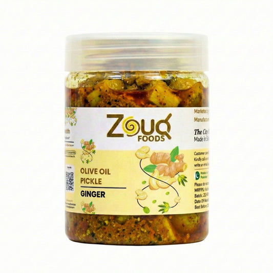 Zouq Ginger Pickle in Olive Oil 500G