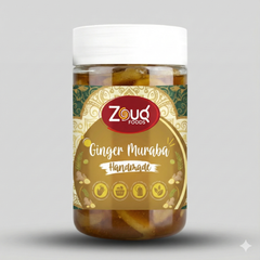 ZouqFoods Ginger Murabba – Handmade Premium Traditional Sweet Delight