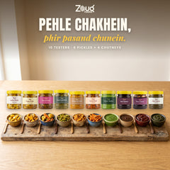 Zouq Heritage Tester Pack tasting board - 10 flavours