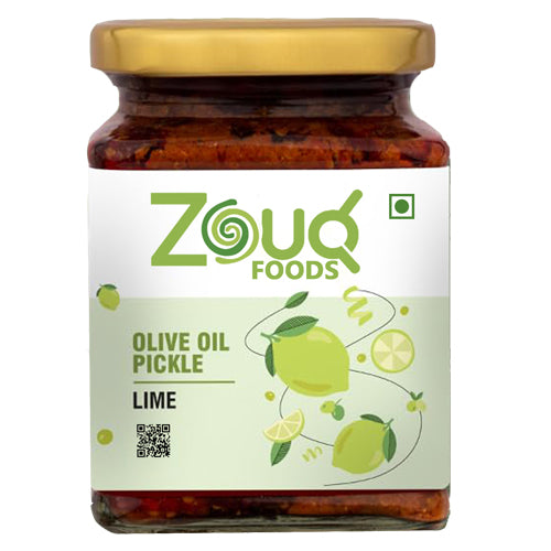 Zouq Lime Pickle in Olive Oil 390 Grams