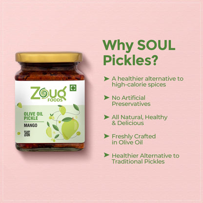 Dadi's Special (Mango Pickle + Garlic Pickle) (Pack of 2)