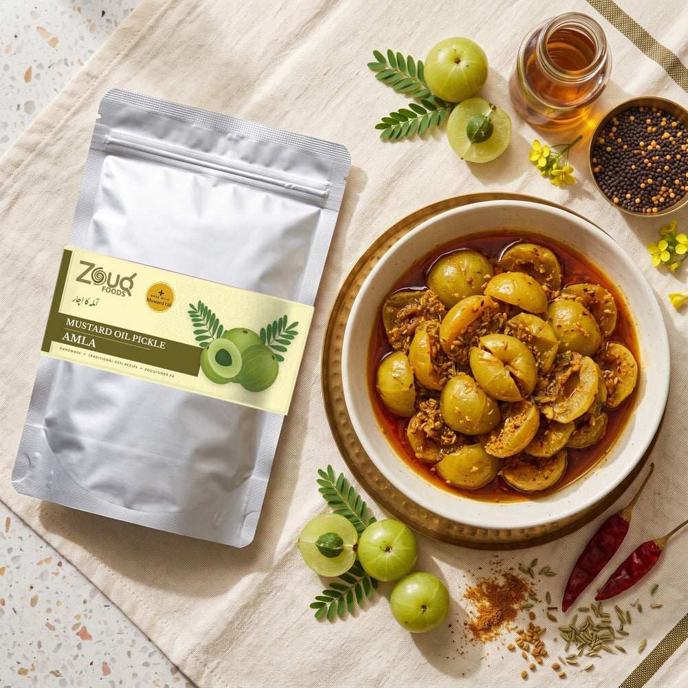 Zouq Amla Pickle in Mustard Oil - Saver Pouch