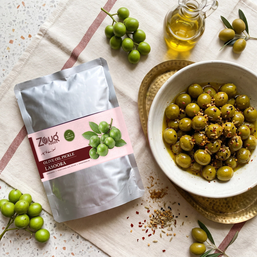 Zouq Lasoora Pickle in Olive Oil - Saver Pouch