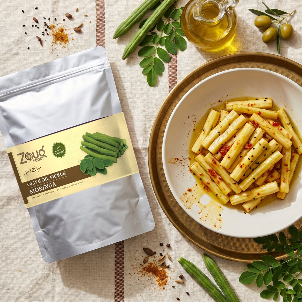 Zouq Moringa Pickle in Olive Oil - Saver Pouch