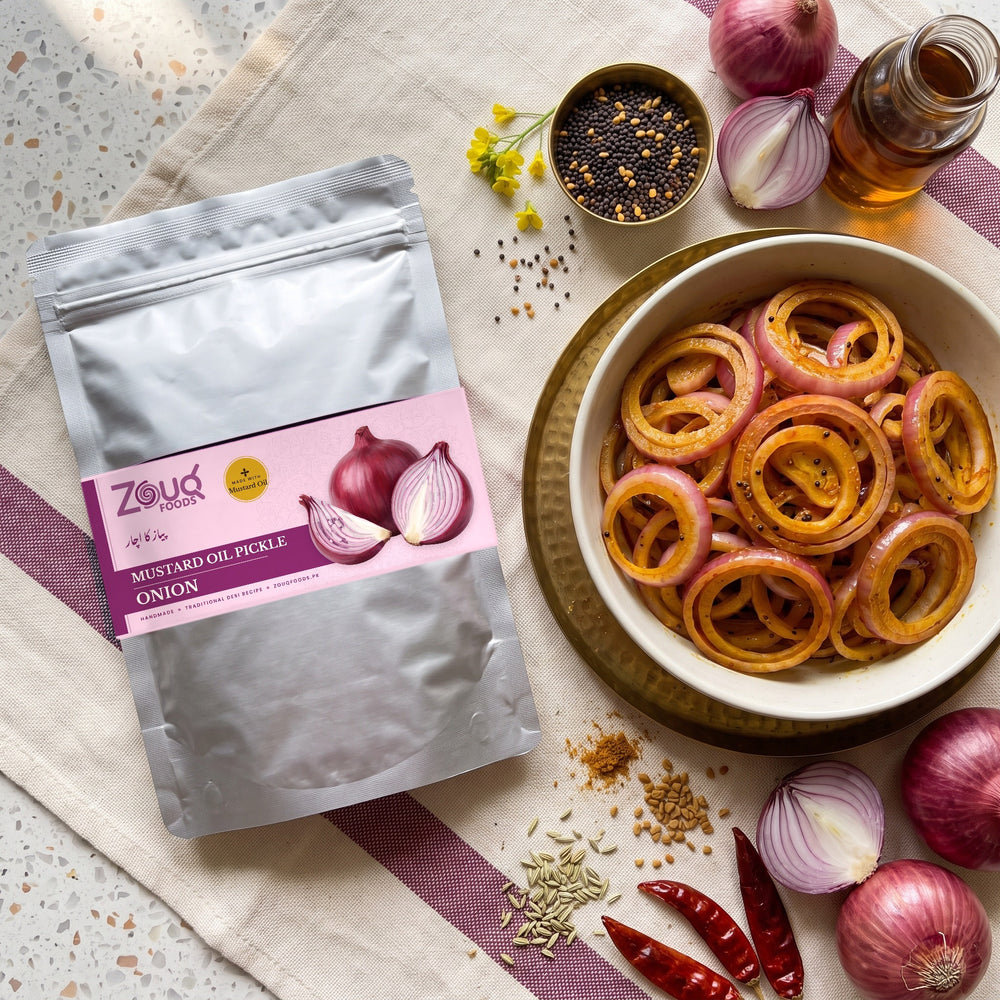 Zouq Onion Pickle in Mustard Oil - Saver Pouch
